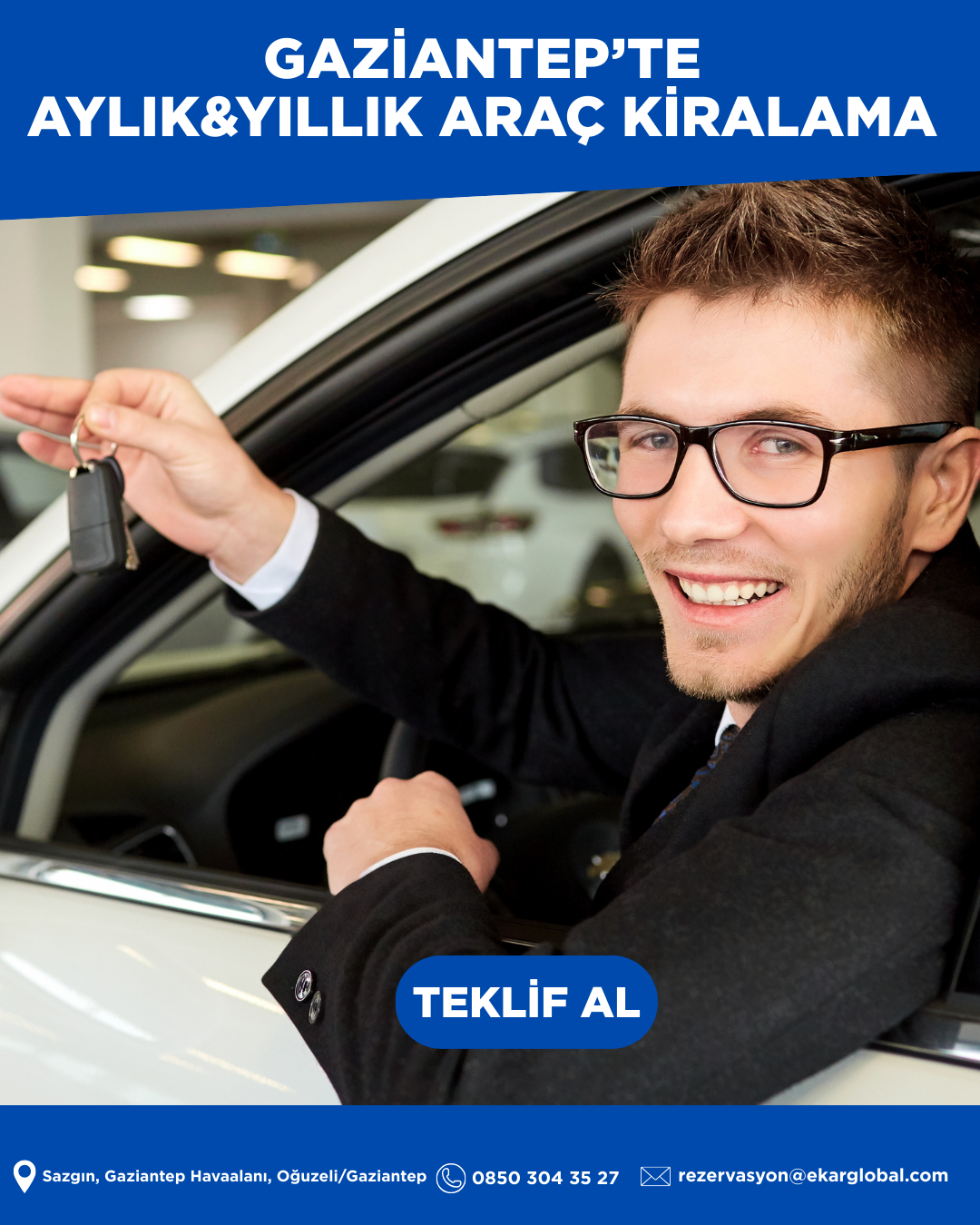 Gaziantep’te Araç Kiralamanın En Kolay Yolu!